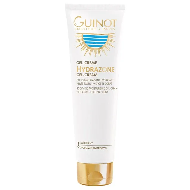 GUINOT After Sun Gel-Créme Hydrazone Visage & Body – After Sun Pflege für Gesicht & Körper, 150ml, Tube