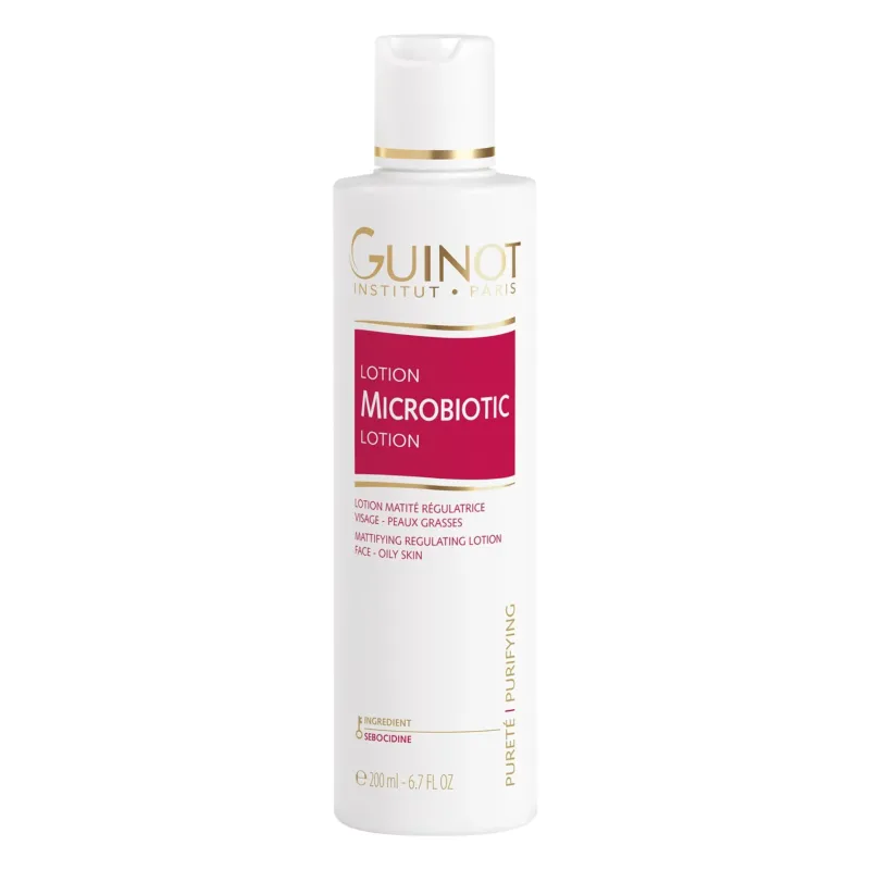 GUINOT Lotion Microbiotic – Mattierendes Tonic für unreine Haut, 200ml