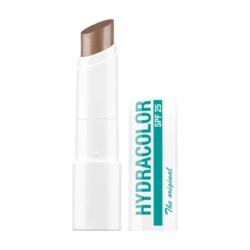 HYDRACOLOR Lippenpflege SHINE COLLECTION – tiramisu, 1stk, Lippenstift offen