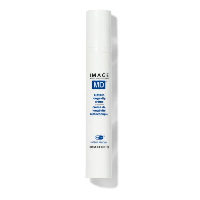 IMAGE SKINCARE MD biotech longevity crème – Reisegröße, 16g, Pumpspender