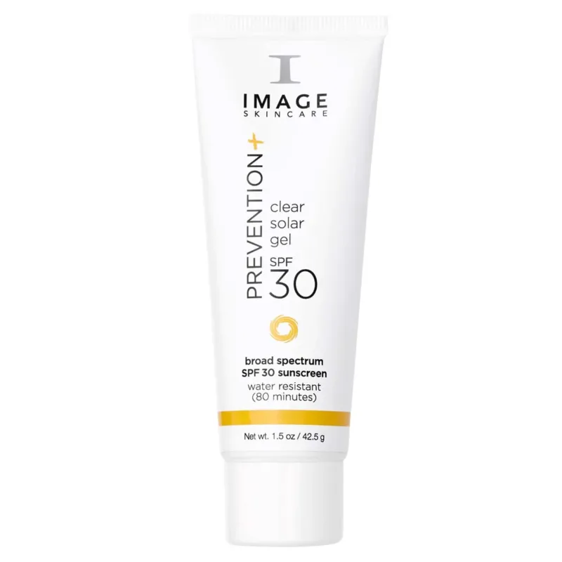 IMAGE SKINCARE Prevention+ clear solar gel SPF 30 – Sonnenschutz-Gel, 42,5g, Tube