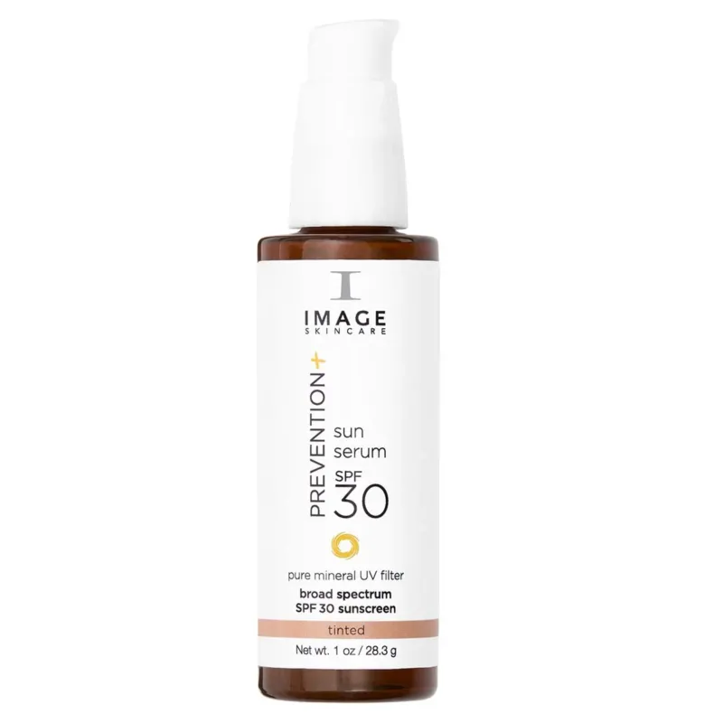 IMAGE SKINCARE Prevention+ sun serum tinted SPF 30 – Getöntes Sonnenschutzserum, 28,3g, Pumpspender