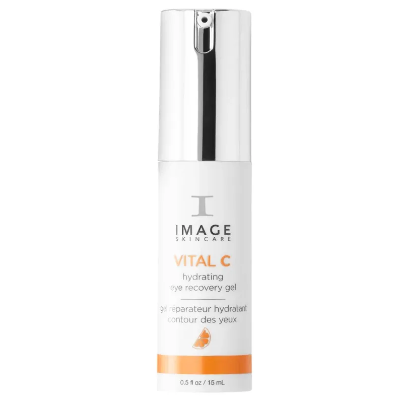IMAGE SKINCARE Vital C Hydrating Eye Recovery Gel – Augenpflege gegen Augenringe & Fältchen, 15ml, Pumpspender