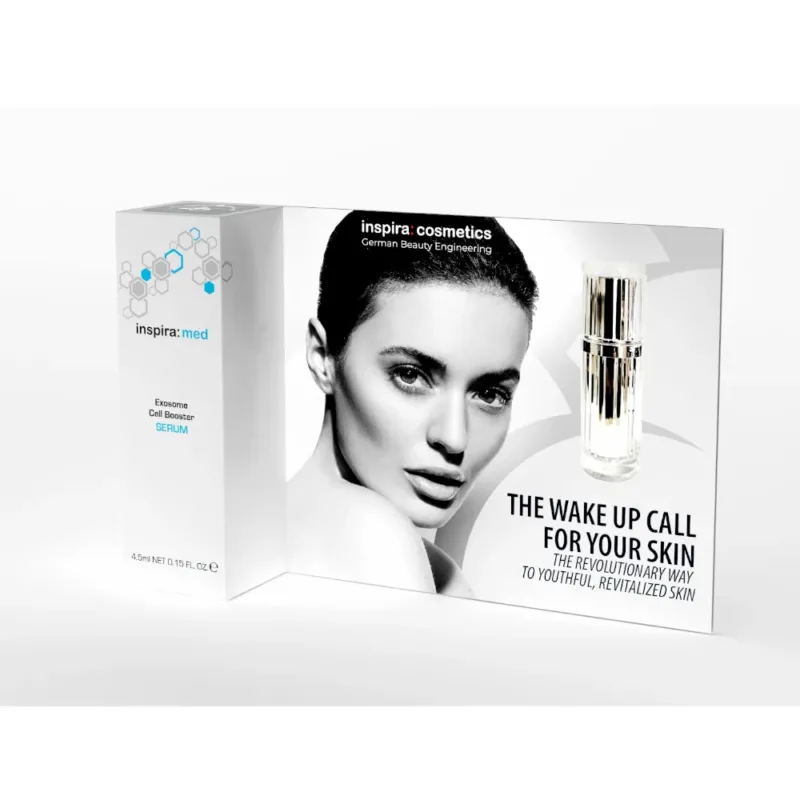 inspira: cosmetics - inspira: med Exosome Cell Booster Serum – für glattere, straffere Haut, 4,5ml