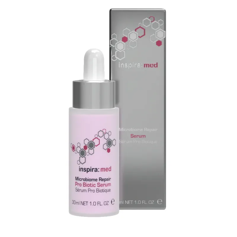 inspira: cosmetics - inspira: med Microbiome Repair Pro Biotic Serum – Beruhigendes Serum mit Pro-Biotic-Technologie, 30ml