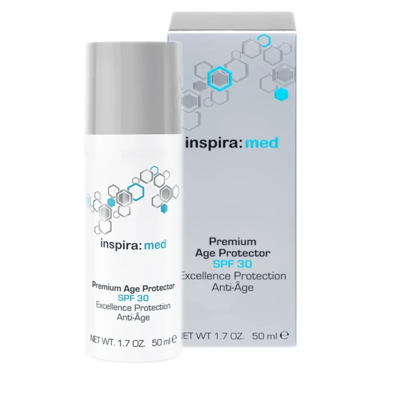 inspira: cosmetics - inspira: med Premium Age Protector SPF 30 – Anti-Aging-Sonnenschutz, 50ml