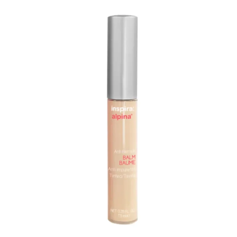 INSPIRA:COSMETICS inspira:alpina Anti Blemish Balm – Getönter Pflege-Balm für punktuelle Abdeckung, 7.5ml, Spender geschlossen