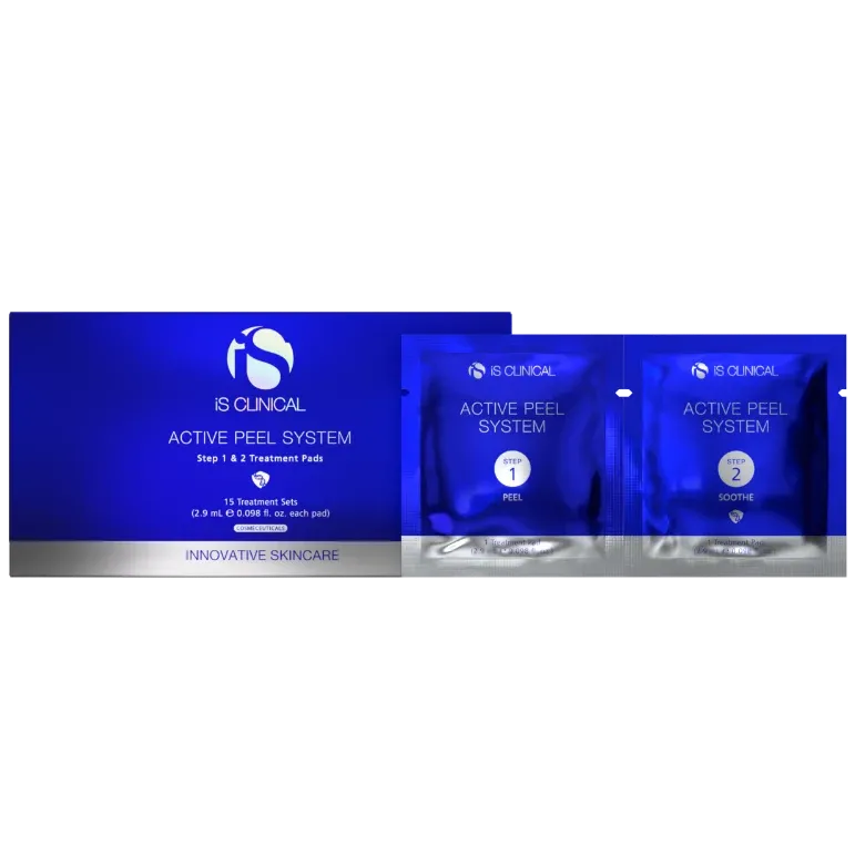 IS CLINICAL Active Peel System 15 x Doppelsachets – Kur zur Hauterneuerung, 15 Doppelsachets, Umkarton