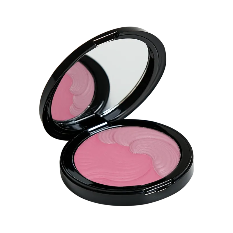 JEAN D'ARCEL blusher powder – no. 01 cool pink, 12,5g, Spiegeldose offen