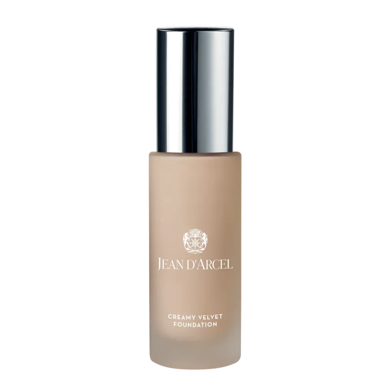 JEAN D'ARCEL Creamy Velvet Foundation – neutral porcelain​​, 30ml, Pumpspender