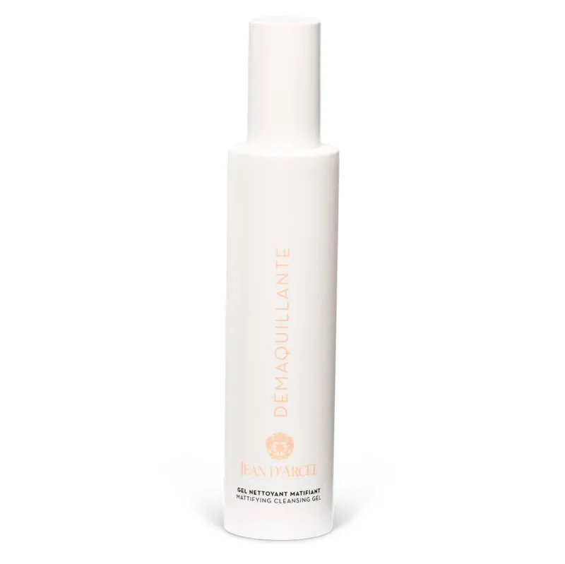 JEAN D'ARCEL DÉMAQUILLANTE mattifying cleansing gel – Mattierendes Reinigungsgel gegen Unreinheiten, 200ml