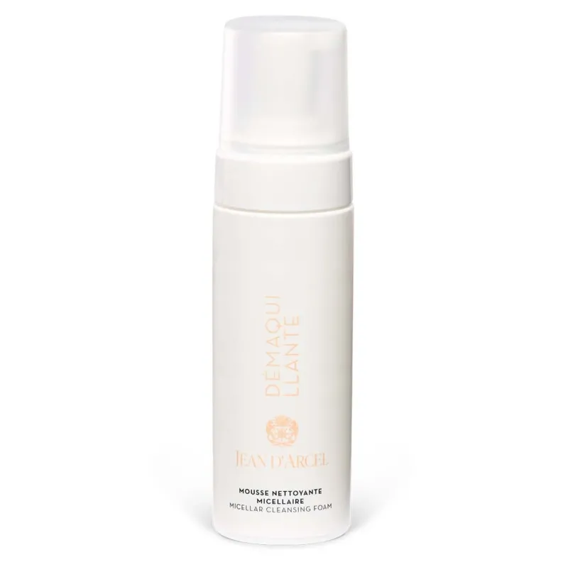 JEAN D'ARCEL DÉMAQUILLANTE micellar cleansing foam – Mizellenschaum, 150ml, Pumpspender