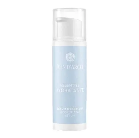 JEAN D'ARCEL ESSENTIEL sérum hydratante - moisturizing serum – Feuchtigkeitsspendendes Serum mit Hyaluron & Aloe Vera, 10ml, Pumpspender
