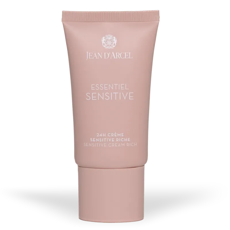JEAN D'ARCEL ESSENTIEL SENSITIVE 24h crème sensitive riche - sensitive cream rich – reichhaltige Pflege sensible Haut, 50ml, Tube