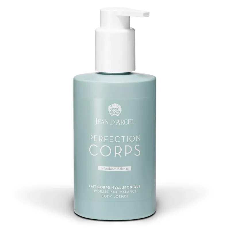 JEAN D'ARCEL PERFECTION CORPS lait corps hyaluronique – Leichte Körpermilch mit Hyaluronsäure, 200ml, Pumpspender