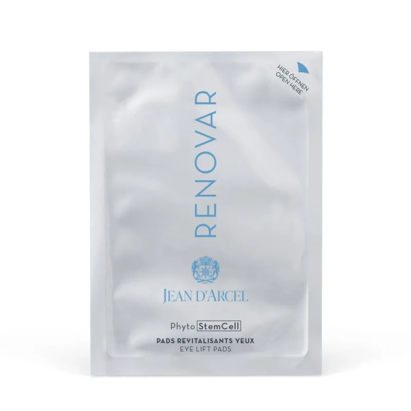 JEAN D'ARCEL RENOVAR Phyto StemCell pads revitalisants yeux – Glättende Augenpads, 10x2 Pads, Einzelsachet