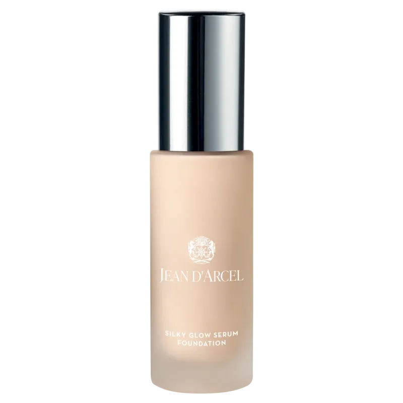 JEAN D'ARCEL Silky Glow Serum Foundation – light ivory, 30ml, Pumpspender