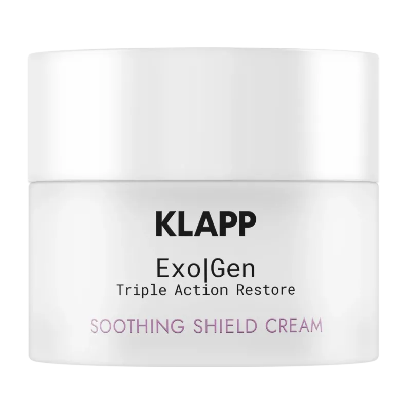 KLAPP Exo|Gen Triple Action Restore Soothing Shield Cream – für sensible Haut, 50ml, Tiegel