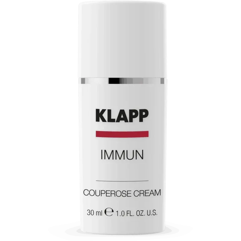 KLAPP Immun Couperose Cream – Beruhigende Pflege bei Couperose, 30ml, Pumpspender