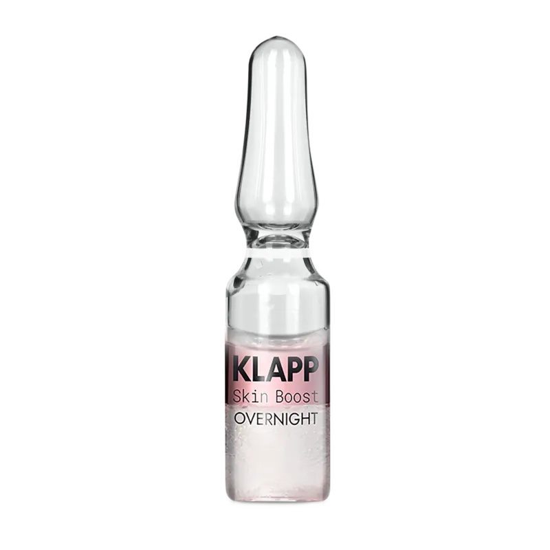 KLAPP KLAPP Skin Boost Anti Aging - Overnight Ampoules 5 x 1 ml – für glatte Haut, 5x1ml, Einzelampulle