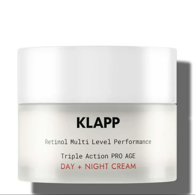 KLAPP RESIST AGING Retinol Triple Action PRO AGE Day + Night Cream, 50ml, Tiegel