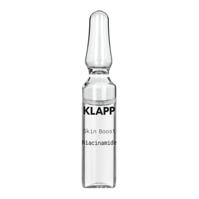 KLAPP Skin Boost Niacinamide Ampoules – für einen ebenmäßigen Teint, 5x2ml, Einzelampulle