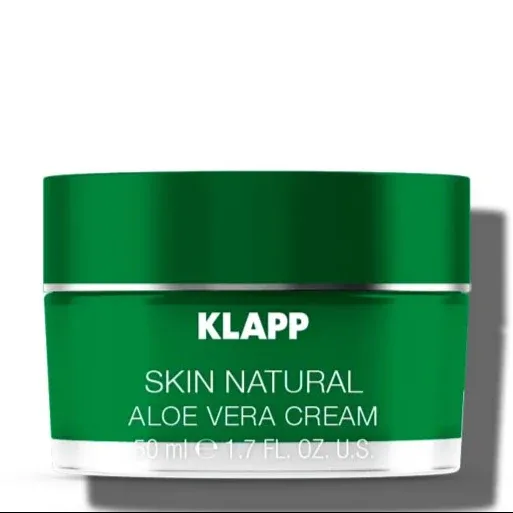KLAPP Skin Natural Aloe Vera Cream – Beruhigende Feuchtigkeitspflege, 50ml, Tiegel