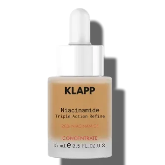 KLAPP Triple Action Refine 20% Niacinamide Concentrate, 15ml, Pipettenflasche
