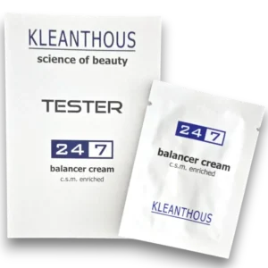 KLEANTHOUS 24/7 balancer cream – Ausgleichende Pflege bei Spätakne und Rosacea, 1,5ml, Sachet
