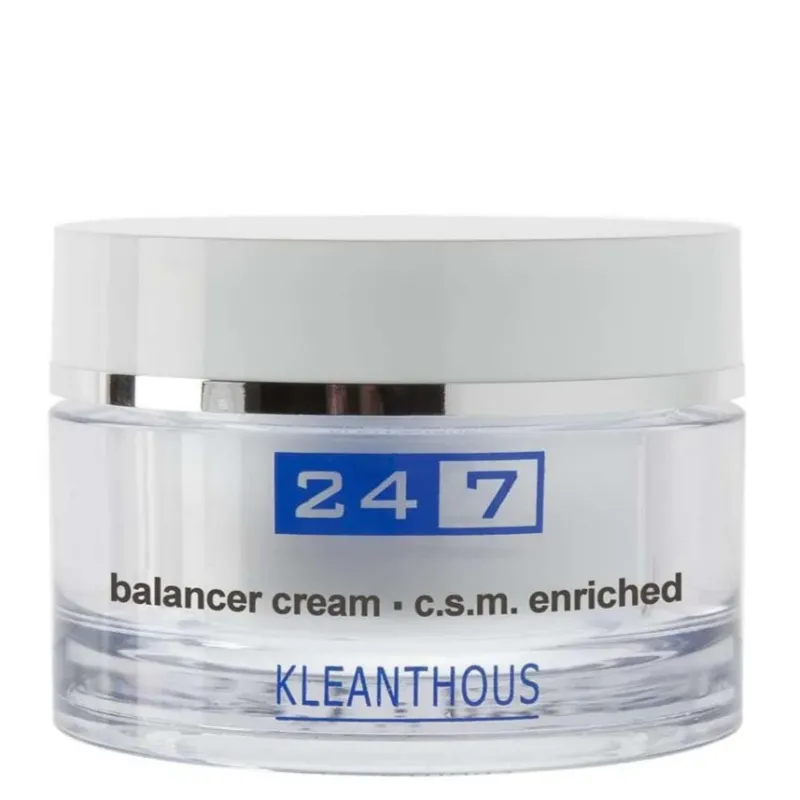 KLEANTHOUS 24/7 balancer cream – beruhigende Pflege bei unreiner Haut, Rosacea und Spätakne, 50ml, Tiegel