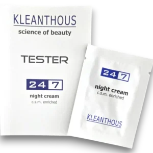 KLEANTHOUS 24/7 night cream – regenerierende Nachtpflege, 1,5ml, Sachet