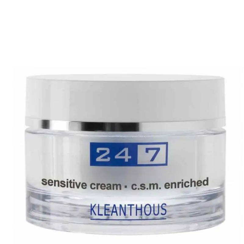 KLEANTHOUS 24/7 sensitive cream – beruhigende Pflege bei sensibler Haut, 50ml, Tiegel