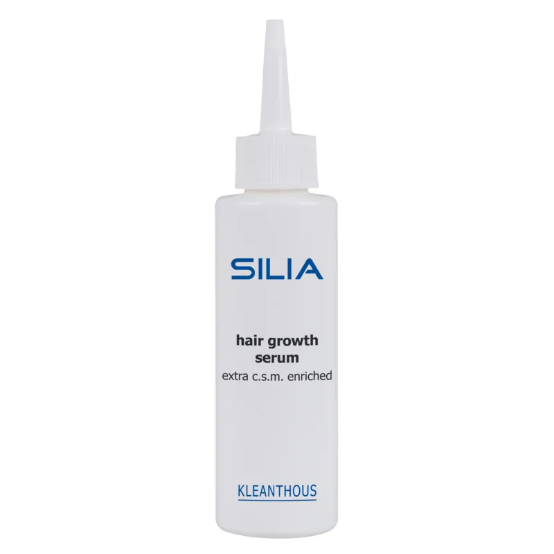 KLEANTHOUS SILIA hair growth serum – Haarserum bei Haarausfall, 125ml, Flasche mit Dosierspitze