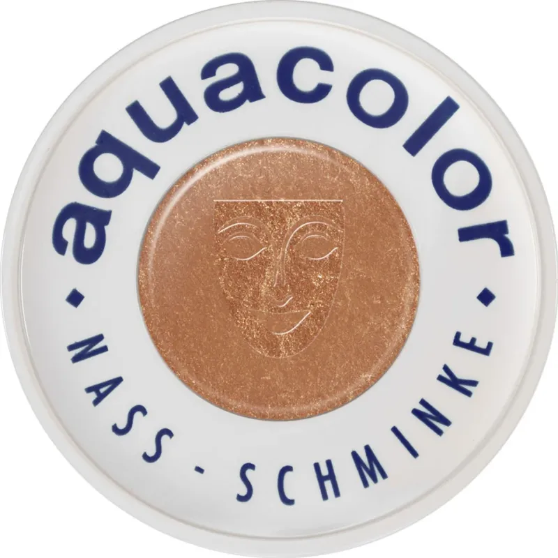 KRYOLAN Aquacolor Interferenz bronze G – Perlglanz Schminkfarbe, 30ml