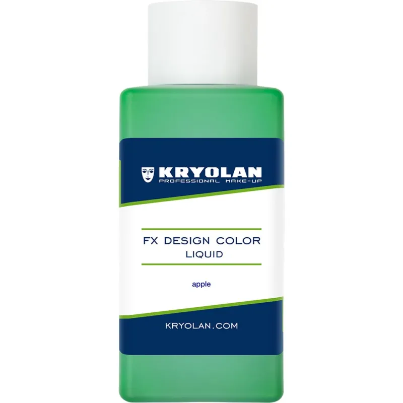 KRYOLAN FX Design Color Liquid apple – Profi SFX Flüssigfarbe, 50ml