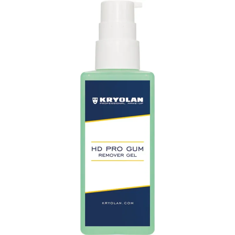 KRYOLAN HD Pro Gum Entferner Gel – für alkohollösliche Hautkleber, 200ml