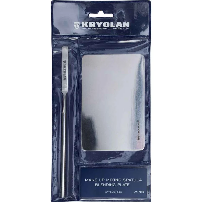 KRYOLAN Make-up Mischspatel & Mischpaletten Set – Edelstahl-Se, 1stk
