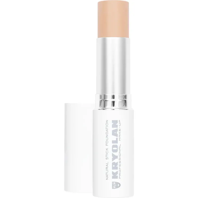KRYOLAN Natural Stick Foundation NN2 – für ein natürlich-mattes Finish, 11g, Stick offen