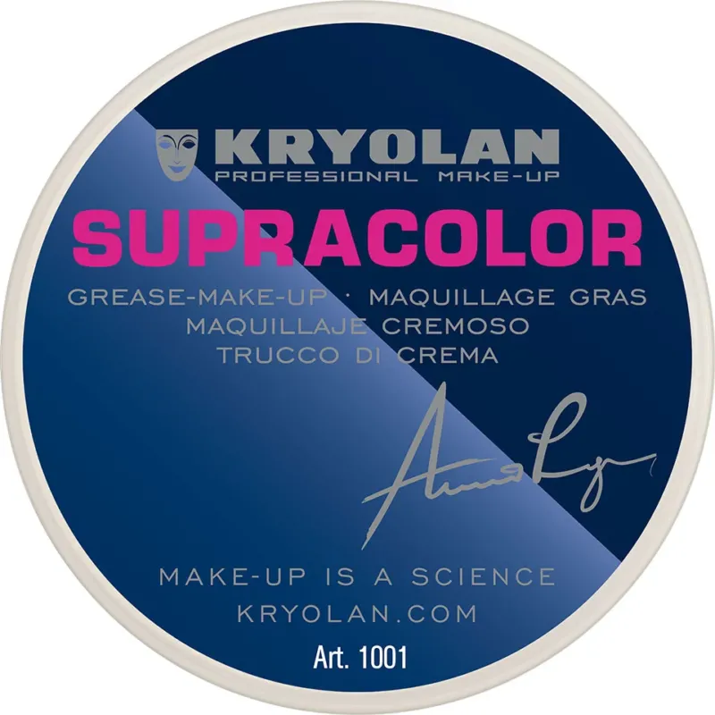 KRYOLAN Supracolor Hauttöne 00 – Hochpigmentierte Cremefarben, 8ml, Dose geschlossen