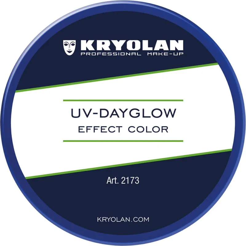 KRYOLAN UV-Dayglow Effect Color blue – Neonfarbe für Schwarzlicht, 55ml