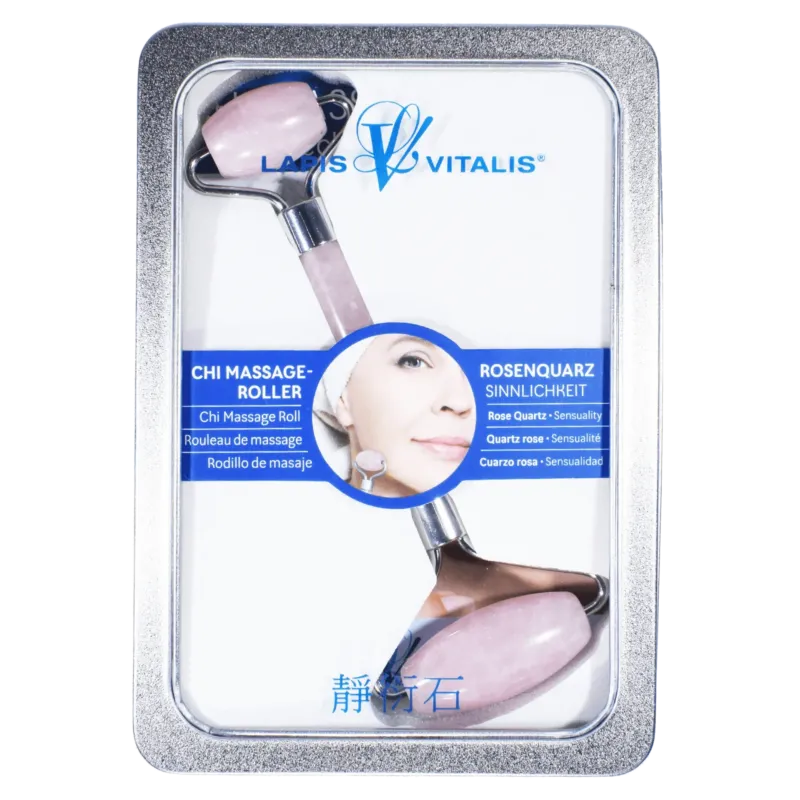 LAPIS VITALIS Chi Massageroller Rosenquarz, 1stk