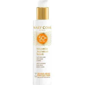 MARY COHR Nouvelle Jeunesse Soleil SPF 50+ – Anti-Aging Sonnenschutz, 150ml, Pumpspender
