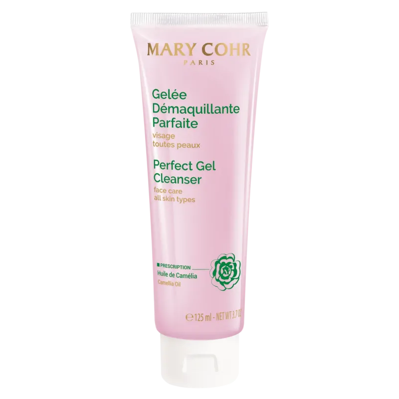 MARY COHR Perfect Gel Cleanser – 3-in-1 Reinigungsgel mit Kamelienöl & Shea Butter, 125ml, Tube