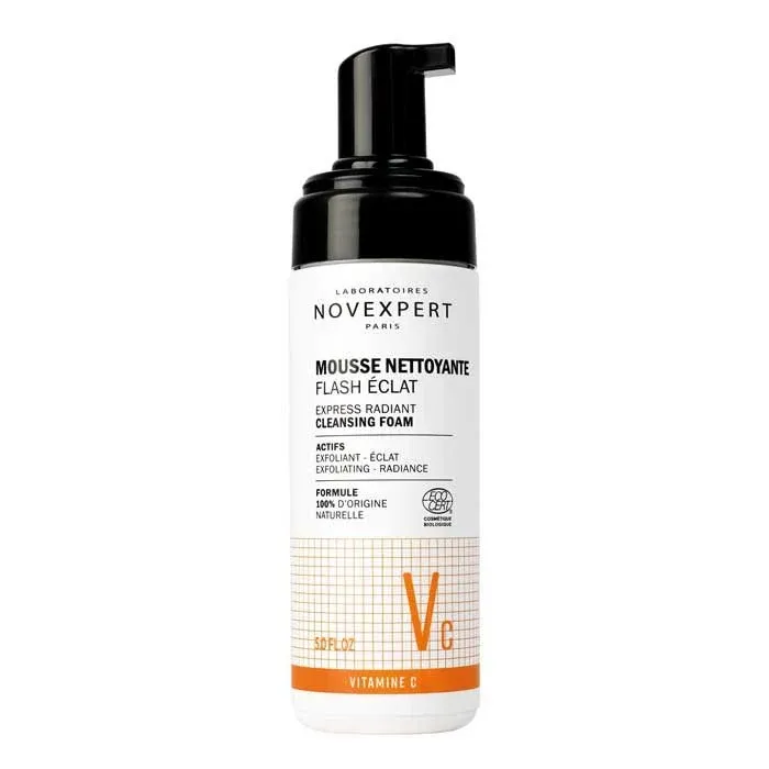 NOVEXPERT Express Radiance Cleansing Foam, 150ml, Pumpspender offen