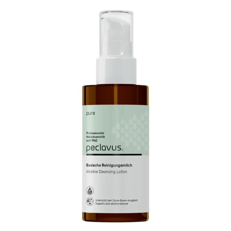 PECLAVUS pure Basische Reinigungsmilch, 100ml, Pumpspender