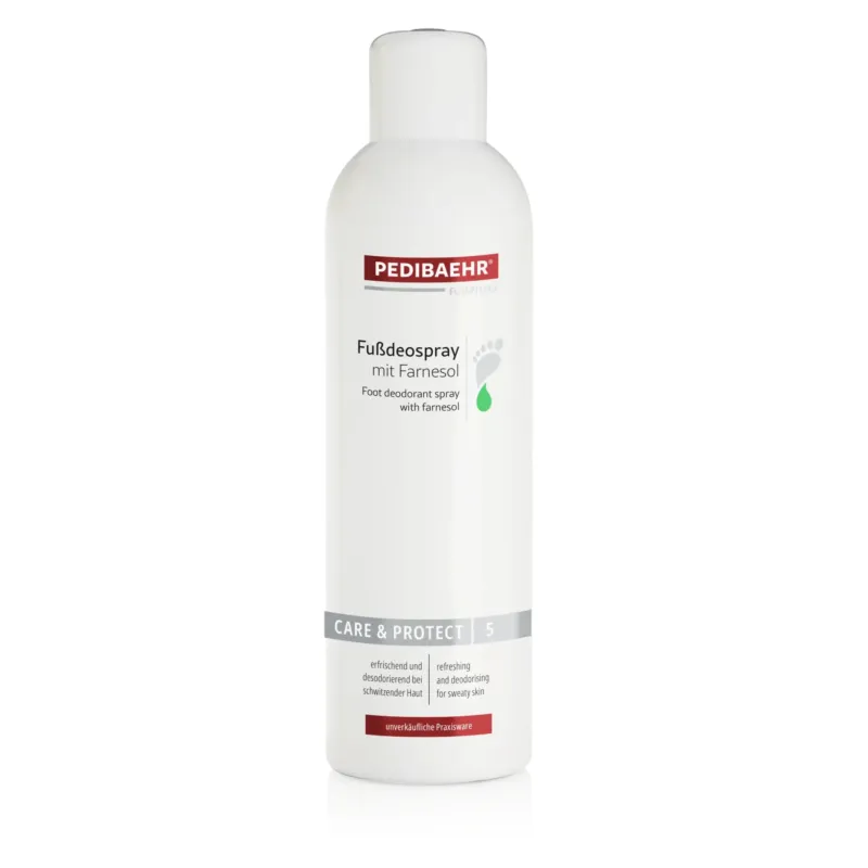 PEDIBAEHR Fußdeospray mit Farnesol – Frischepflege mit antibakteriellem Schutz, 1000ml