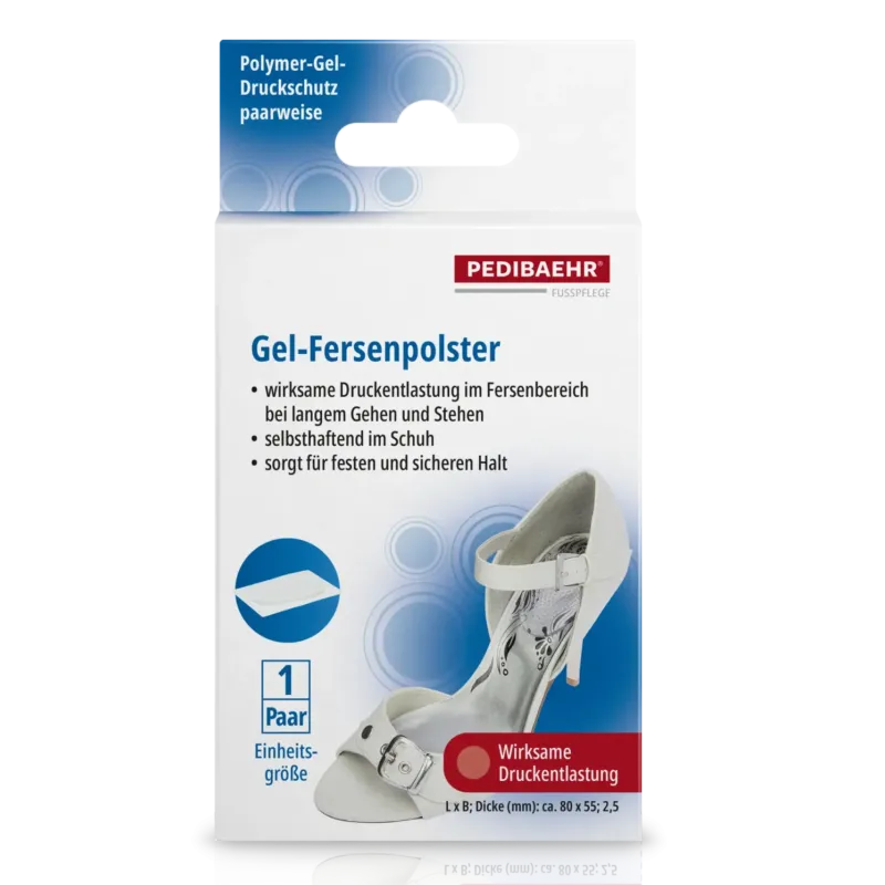 PEDIBAEHR Gel-Fersenpolster , 1 Paar, Verpackung