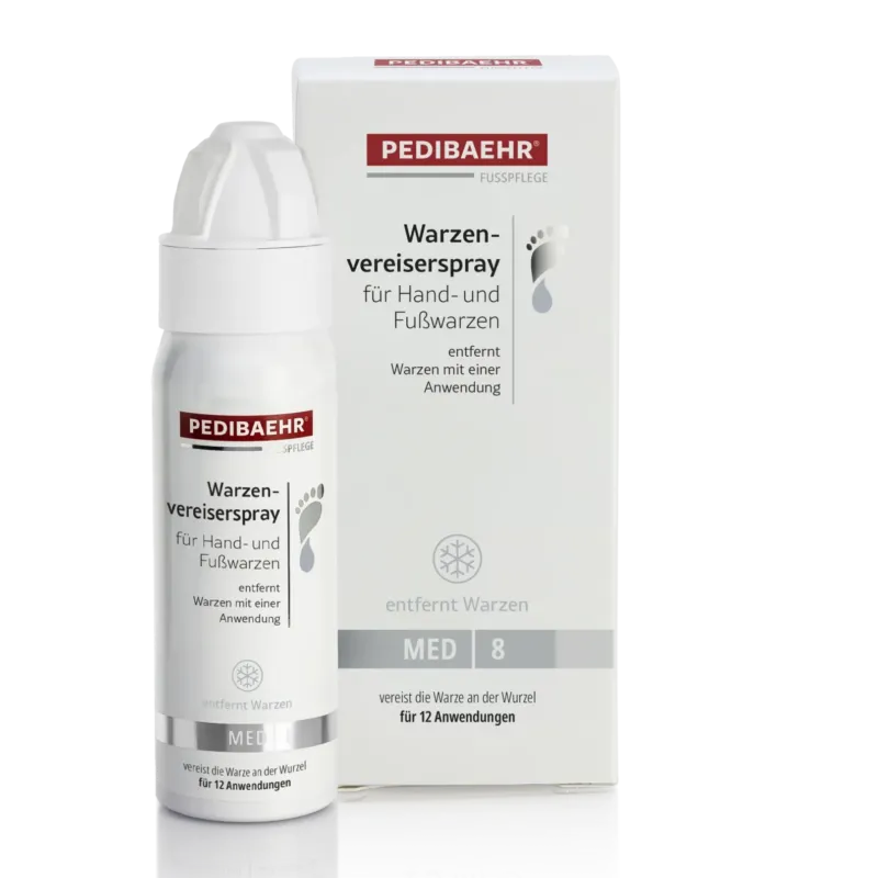 PEDIBAEHR Warzenvereiserspray für Hand- und Fußwarzen, 75ml, Dose und Umkarton