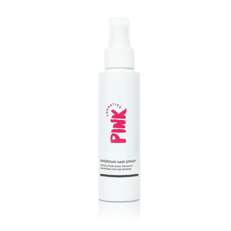 PINK COSMETICS Ingrown Hair Spray Solution – Pflege gegen eingewachsene Haare, 100ml