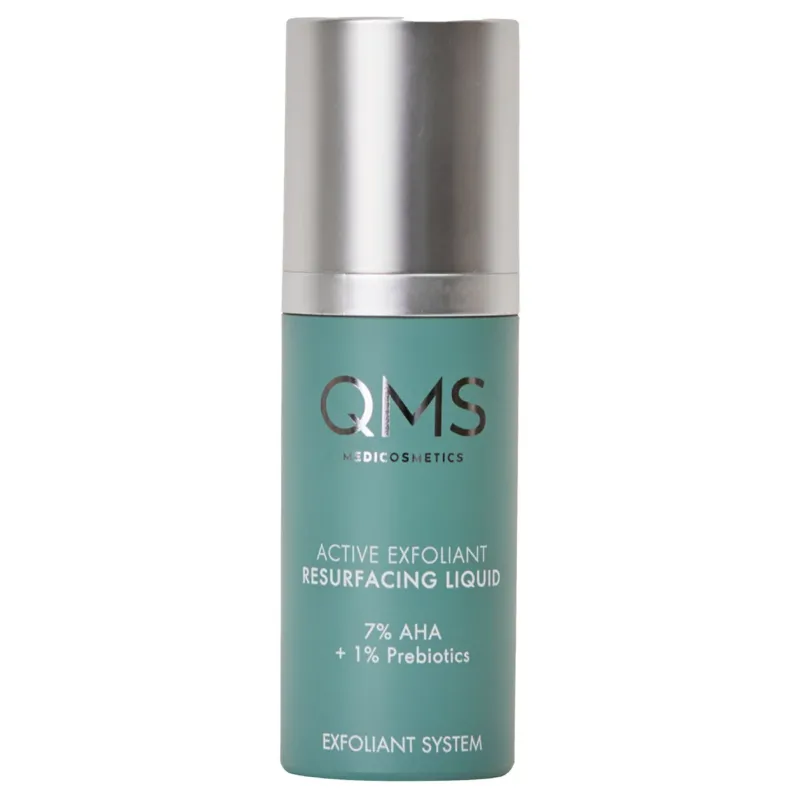 QMS 7% AHA Active Exfoliant Resurfacing Liquid – für sensible Hauttypen, 30ml, Spender